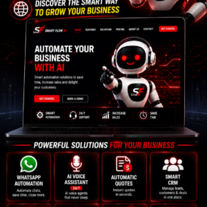 Smart Flow AI website automation solutions Maurice